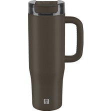 Zwilling Zwıllıng Thermo Plus Thermo Straw Tumbler, 900 Ml, Paslanmaz Çelik, Çikolata