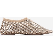 Valmenti Kadın Tekstil Gold Casual Ayakkabı 1141 444 Bn Ayk Y26 L.gold Strass