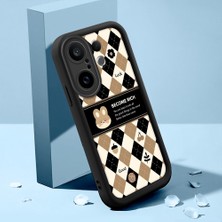 HONTINGA Vivo X200 Fe ile Uyumlu Kılıfı Düşüme Önleyici Basitlik Anti Düşme Kamera Korumali Şirin Kedi Çiçek Siyah Desen Yumuşak Silikon Telefon Kılıfı Kadın ve Erkek Için Uygundur K2-0072
