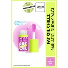 NYX Professional Makeup Fat Oil Lip Drip Parlatıcı Dudak Yağı - Strawberry Slush