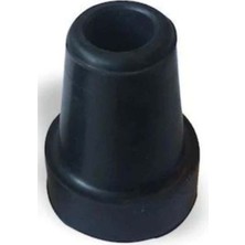 PremiumPort Kanedyen Koltuk Değneği Baston Asa Lastiği Siyah 1 Adet