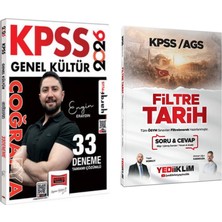 Yargı Yayınevi 2026 Kpss Genel Kültür Tamamı Çözümlü Coğrafya 33 Deneme & Filtre Tarih Soru Cevap