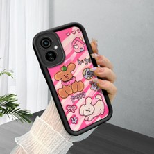 HONTINGA Tecno Camon 19 Neo ile Uyumlu Kılıfı Düşüme Önleyici Basitlik Anti Düşme Kamera Korumali Kedi Siyah Desen Yumuşak Silikon Telefon Kılıfı Kadın ve Erkek Için Uygundur K2-0073