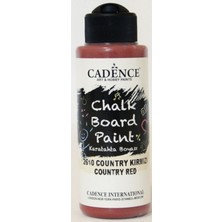 Özbience Kırmızı Cadence Kara Tahta Boyası 120ML, Yaratıcı ve Şık Tasarım Için