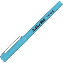 Artline 220N Super Fine Ince Keçe Uçlu Yazı Kalemi 0.2 mm Açık Mavi