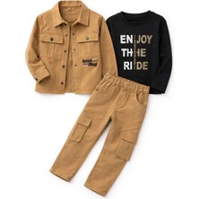 Canoz Erkek Çocuk 3’lü Takım (Ceket + Sweatshirt + Pantolon)