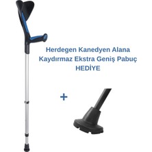 PremiumPort Mavi Kanedyen Koltuk Değneği, Rahat ve Şık Tasarım, 1 Adet