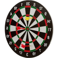 Calperia 38 cm Hedef Tahtası Seti, 6 Adet Ok ile Birlikte Eğlenceli Oyun