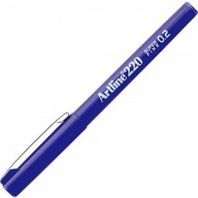 Artline 220N Super Fıne Ince Keçe Uçlu Yazı Kalemi Uç: 0.2 mm Mor