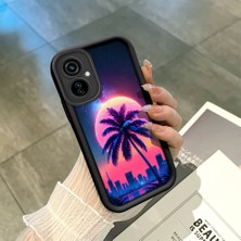 HONTINGA Tecno Camon 19 Neo ile Uyumlu Kılıfı Düşüme Önleyici Basitlik Anti Düşme Kamera Korumali Manzara Siyah Desen Yumuşak Silikon Telefon Kılıfı Kadın ve Erkek Için Uygundur K2-0075