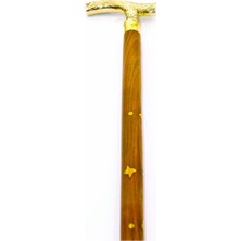 PremiumPort Elde Taşınabilen Hafif ve Şık Metal Pirinç Baston