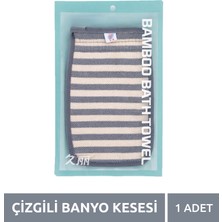 My Clean Vibe Parmaklı Çizgili Bamboo Ipek Kese