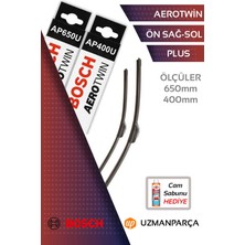 Seat Ibiza 2017-2024 Muz Tipi Aerotwin Plus Ön Silecek Takımı Bosch AP650U+AP400U