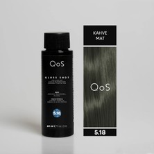 Qos Gloss Shot (Likit Jel Boya) 60 ml Medıum Brown Matte 5.18