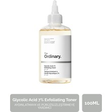 The Ordinary Glycolic Acid 7% Exfoliating Toner - Aydınlatmaya ve Pürüzsüzleştirmeye Yardımcı Tonik 100ml