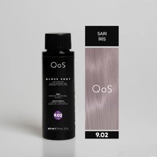 Qos Gloss Shot (Likit Jel Boya) 60 ml Very Lıght Blonde Irıse 9.02