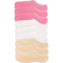 Bemy Store 9 Adet Kadın Sneaker Dantelli File Pamuklu Yumuşak Çorap