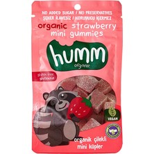 Humm Organic Glutensiz Vegan Çilekli Mini Küpler (2 Adet)