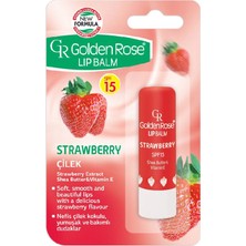 Golden Rose Dudak Balmı Strawberry SPF15 3 Adet