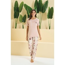 Over Sleep 3356 Kadın Pijama Takım