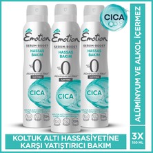 Emotion Serum Boost Cıca Hassas Bakım Kadın Sprey Deodorant Alüminyum&alkol Içermez 3X150 ml