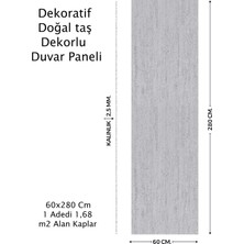 Brano 60X280 Duvar Paneli Doğal Taş Desen ,salon,duvar,traverten