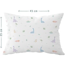 Casadora Baby Dino Saten Yastık Kılıfı - 35X45 cm