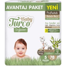 Baby Turco Doğadan 5 Beden 78 Adet