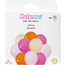 Balonevi Ilkbahar Balon Seti 30 cm 10'lu 4 Adet