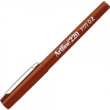 Artline 220N Super Fine Writing Pen Brown ( Kahverengi )