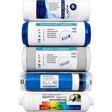 Açık Kasa Su Arıtma Cihazlarına Tam Uyumlu 5 Filtre Set Nsf Onaylıdır