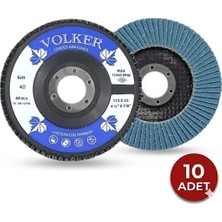 Volker Zirkonyum Flap Disk Zımpara 115X22 - (10 Adet)