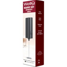 Wellq Yüksek Devirli Pilli Kahve ve Süt Köpürtücü Çırpıcı