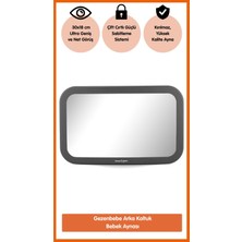 Özgürce 360° Döner Geniş Açılı Bebek Aynası, Kolay Montaj, Net Görüş