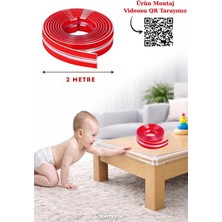 Özgürce Sökülebilir Bebek ve Çocuk Köşe Koruyucu, Cam ve Mermer Masa Kenarı Koruma