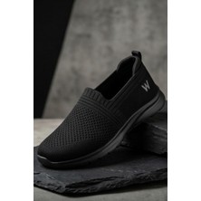 Liarca Cloudwalk Comfort Siyah Rahat Günlük Yumuşak Tabanlı 4 Mevsim Trend Kadın Slip-On Sneaker Ayakkabı