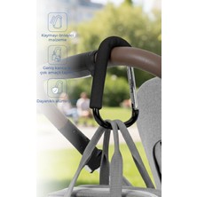 Özgürce Klipsli Bebek Arabası Kancası, Güçlü ve Dayanıklı Taşıma Çözümü