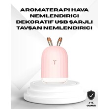 Hsc Bilişim Ultrasonik Hava Nemlendirici 200 ml Aroma Difüzör LED Işıklı Sessiz