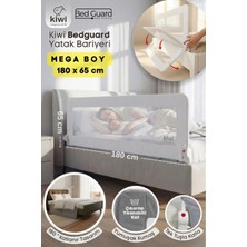 Özgürce Katlanabilir Bebek Güvenlik Yatak Bariyeri 180X65CM, Düşme Önleyici