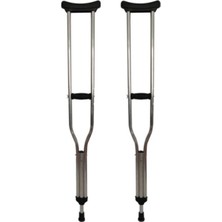 PremiumPort Uzunluk Ayarlı Koltuk Altı Değneği, Klipsli, 140-165 cm Boy Arası
