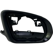 Spj Dış Dikiz Ayna Çerçevesi Mercedes W205 - W222 - C180 - C200  | 2014-> Aydınlatma Boşluklu, Mat Siyah