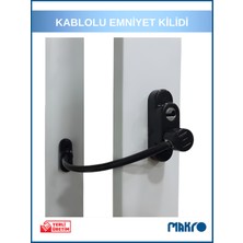 Özgürce Çelik Halatlı Pvc Pencere Emniyet Kilidi, Çocuk Güvenliği Için Güvenilir