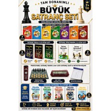 Analiz Satranç Tam Donanımlı Büyük Satranç Seti – 17’li Kamp Kitap Seti + Profesyonel Satranç Takımı + Saat + Notasyon Koçanı – Başlangıçtan Ustalığa Eğitim Paketi