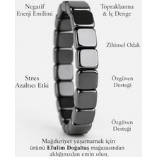 Efulim Doğaltaş Doğal Taş Hematit Bileklik - Sınırlı Sayıda