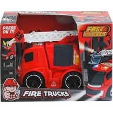 Erdem Fast Wheels Sesli ve Işıklı Inşaat Araçları Itfaiye Kamyon