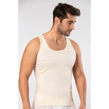 Erdem Erkek 6'lı Beyaz Penye Atlet