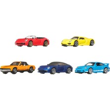 Matchbox Beşli Araba Seti Porsche Heroes JBX28