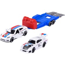 Majorette Porsche Deluxe Trailer 3’lü Set Porsche Panamera + Porsche 935 K3