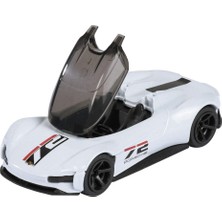 Majorette Porsche Deluxe Metal Model Araba Porsche Vision Gran Turismo Beyaz