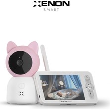 Özgürce 3mp Bebek Kamerası, 5" Lcd, Mobil Kontrol, Ninni, Hareket ve Gece Görüş